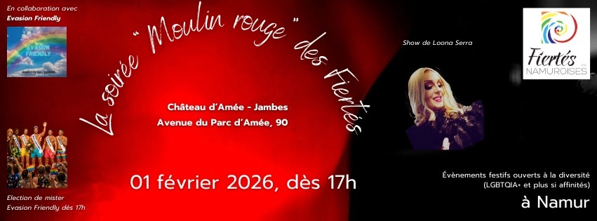 La soir&eacute;e rouge des Fiert&eacute;s