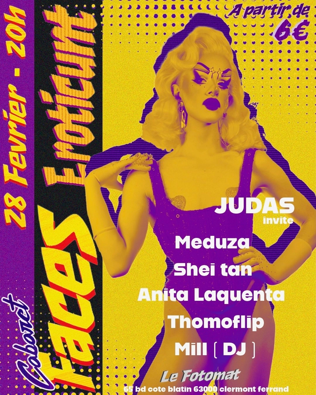 Le Cabaret Faces &eacute;dition Erotique 