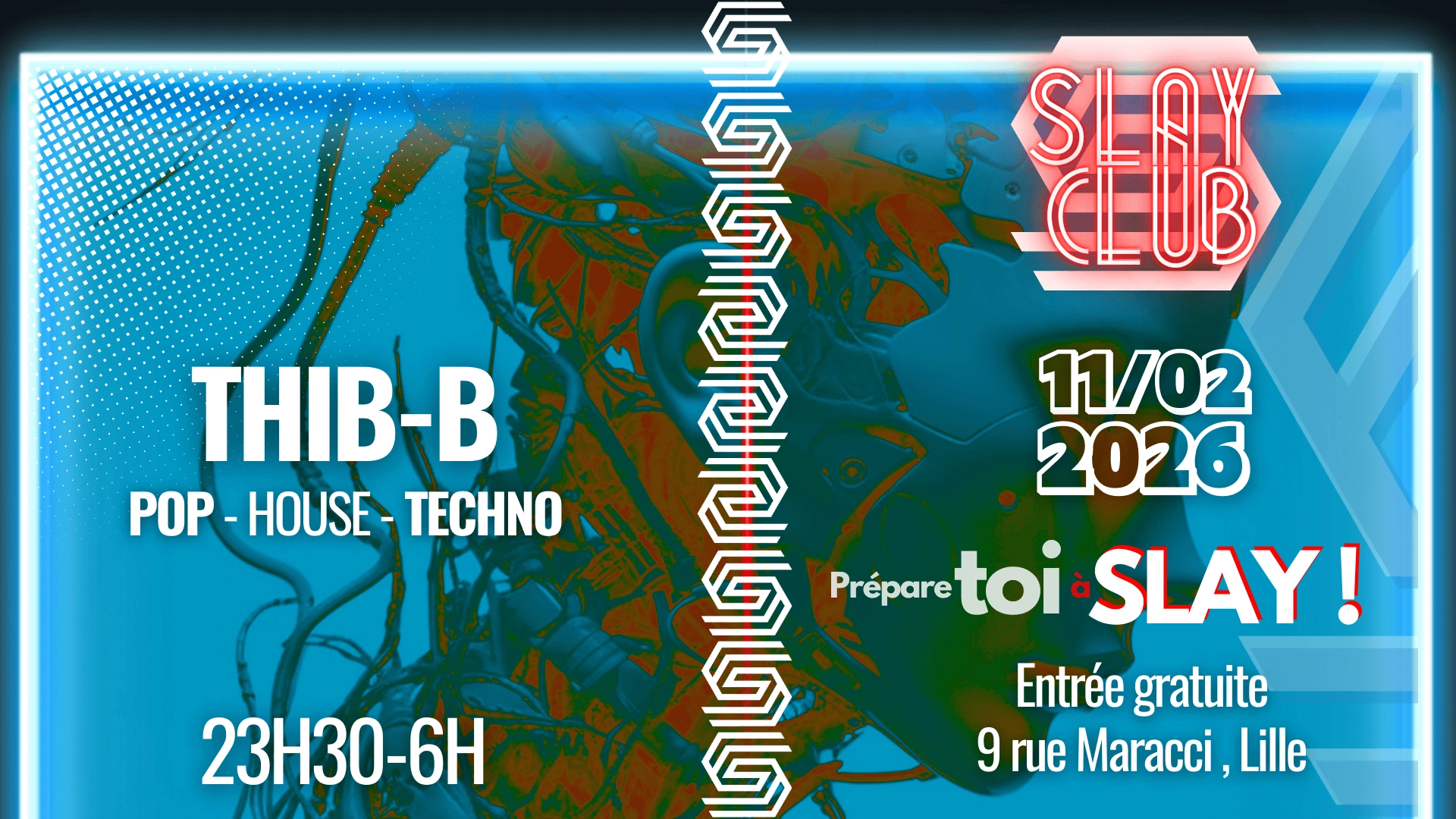 Slay Club : DJ THIB B 11/02