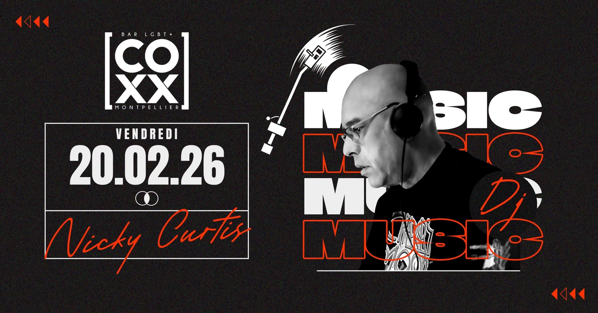 Vendredi 20 février DJ Set Nicky CURTIS