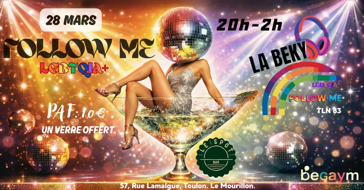 🌈Follow-Me Tln 83🌈Lgbtqia+ <<Ouvert &agrave; TOUS.TES>>🎧🎶Avec DJ La Beky