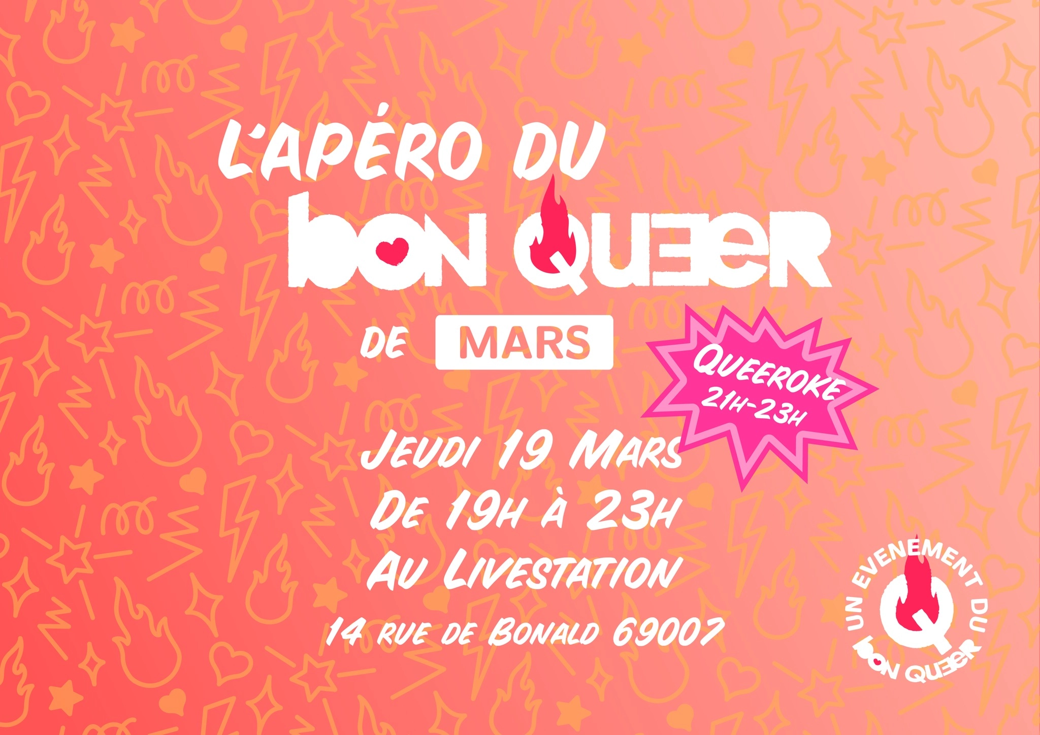 Ap&eacute;ro Queer (by Le Bon Queer) &eacute;dition Queerok&eacute;