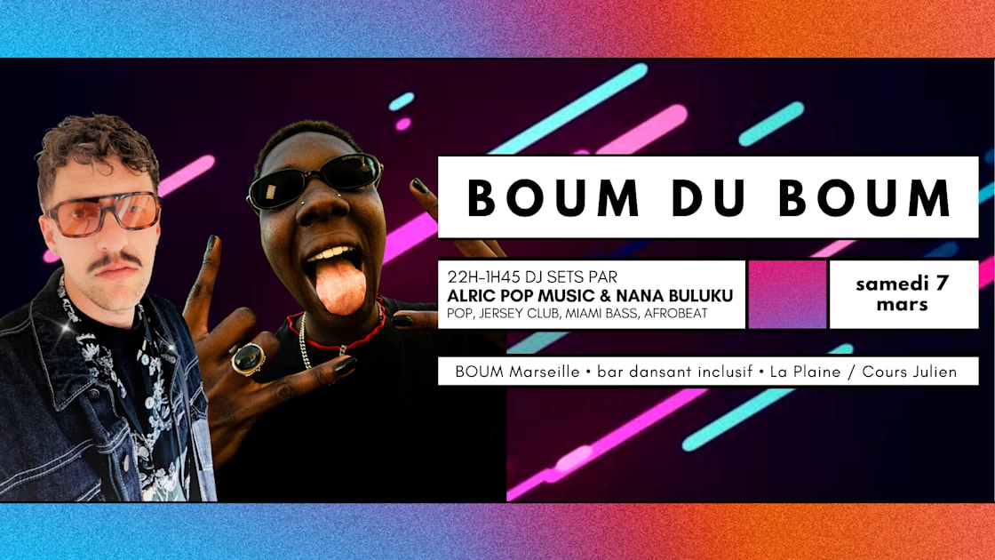 Boum Du Boum - Dj Sets By Alric Pop Music & Nana Buluku