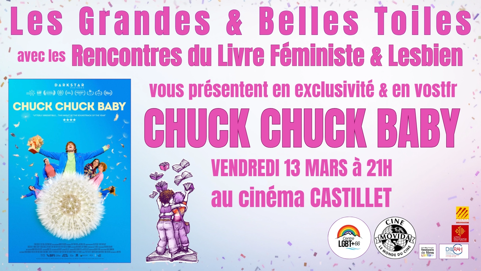 Dans le cadre des Rencontres du Livre Féministe & Lesbien 2026 : CHUCK CHUCK BABY!