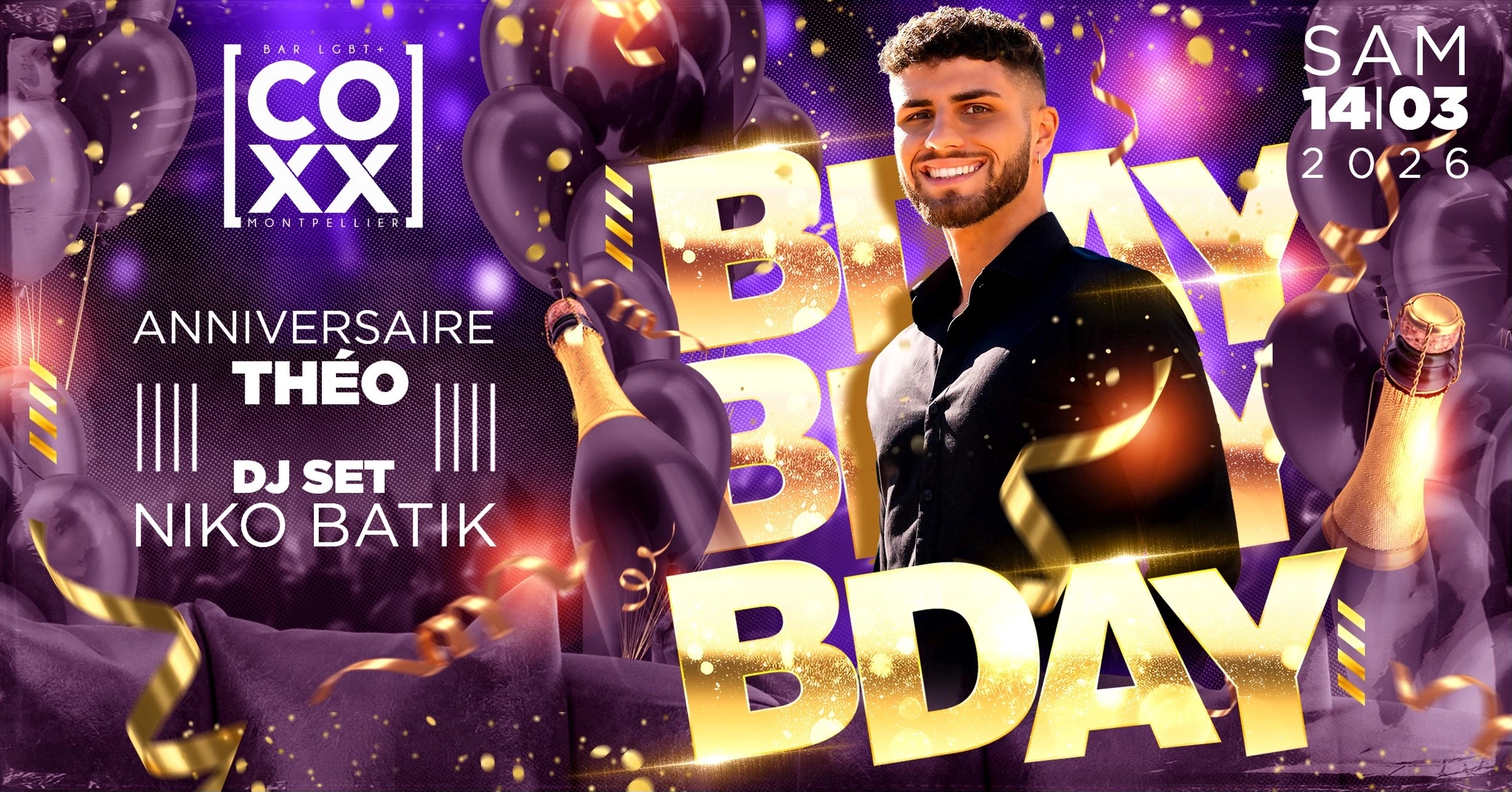 Samedi 14 mars Anniversaires de Théo