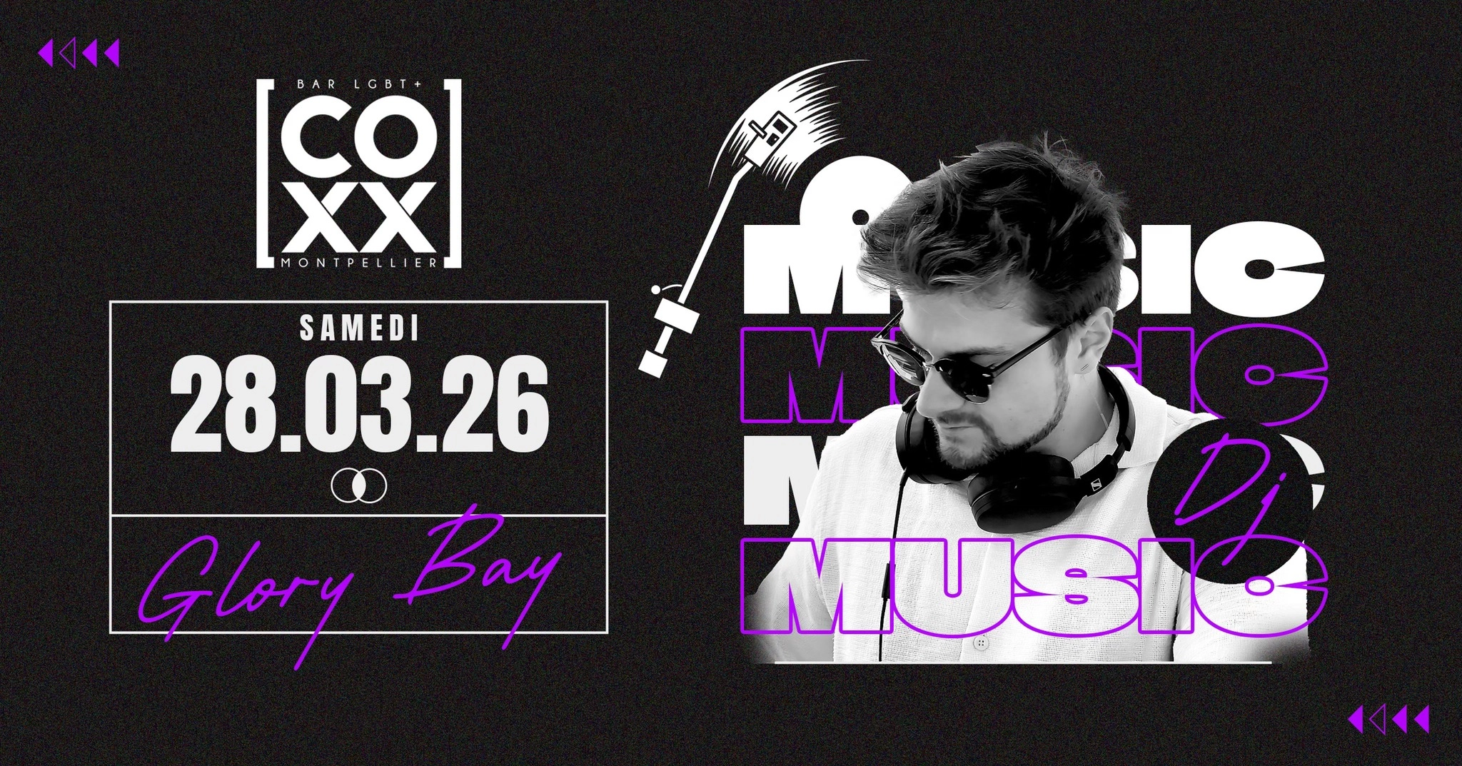 Samedi 28 mars DJ Set GLORY BAY