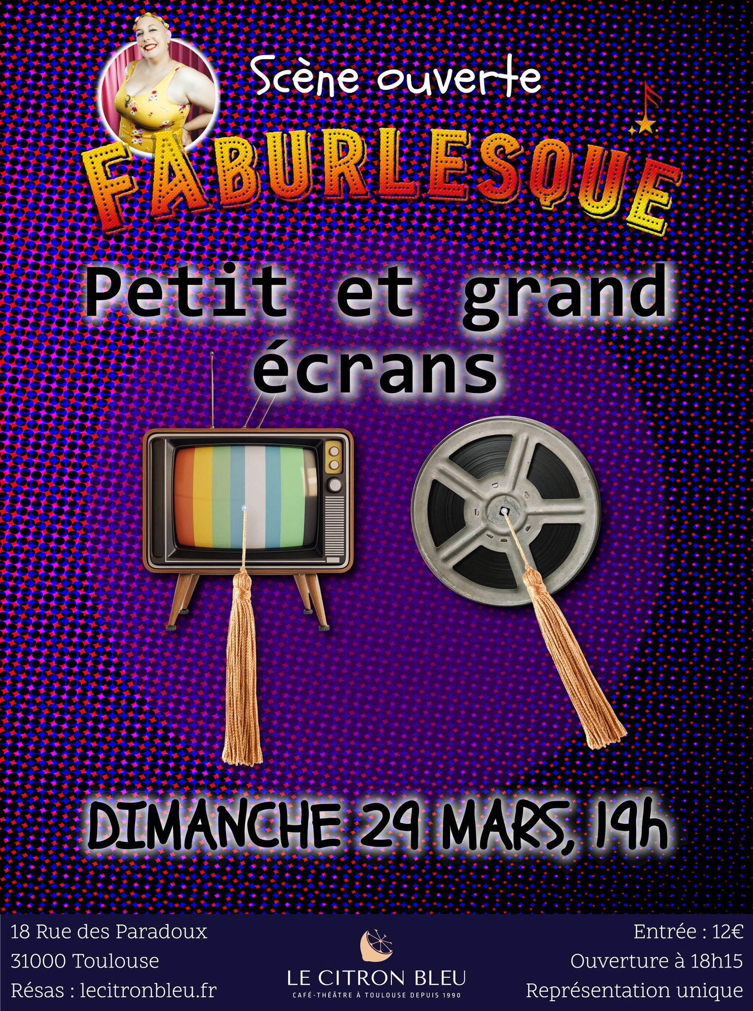 Scène ouverte FAburlesque "PETIT ET GRAND ÉCRANS"