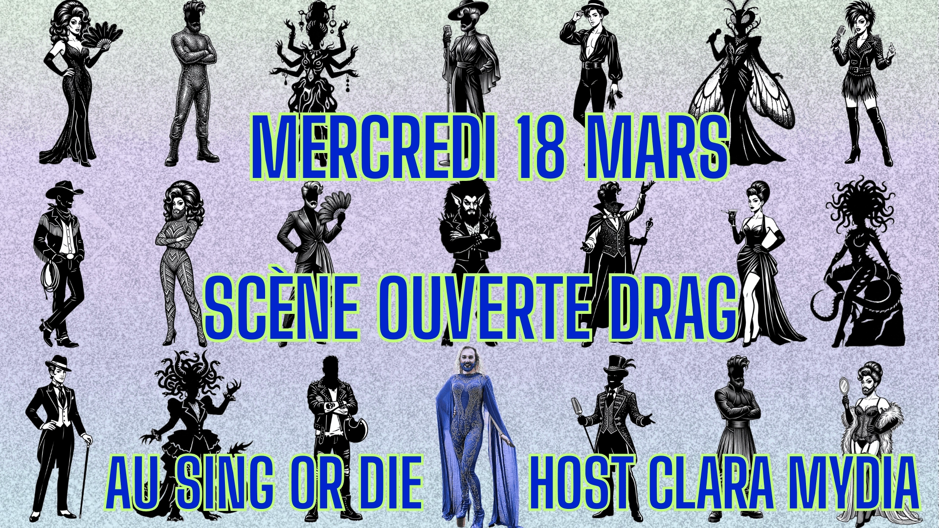 Sc&egrave;ne ouverte drag