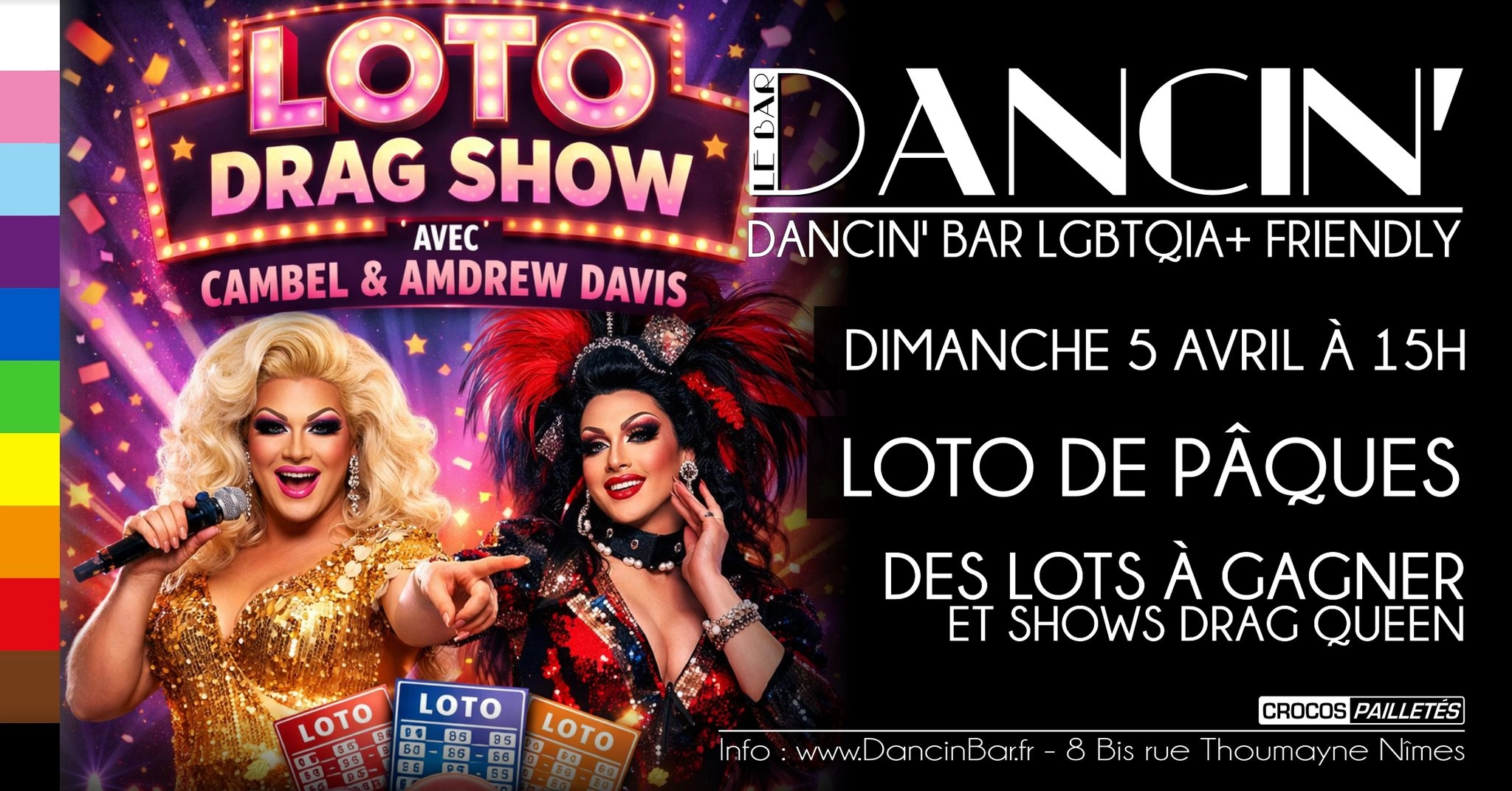 DANCIN' - Loto Drag de P&acirc;ques - Cambel & Amdrew Davis