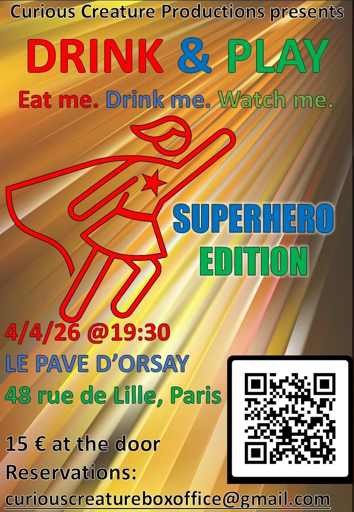 DRINK & PLAY : SUPERHERO EDITION !