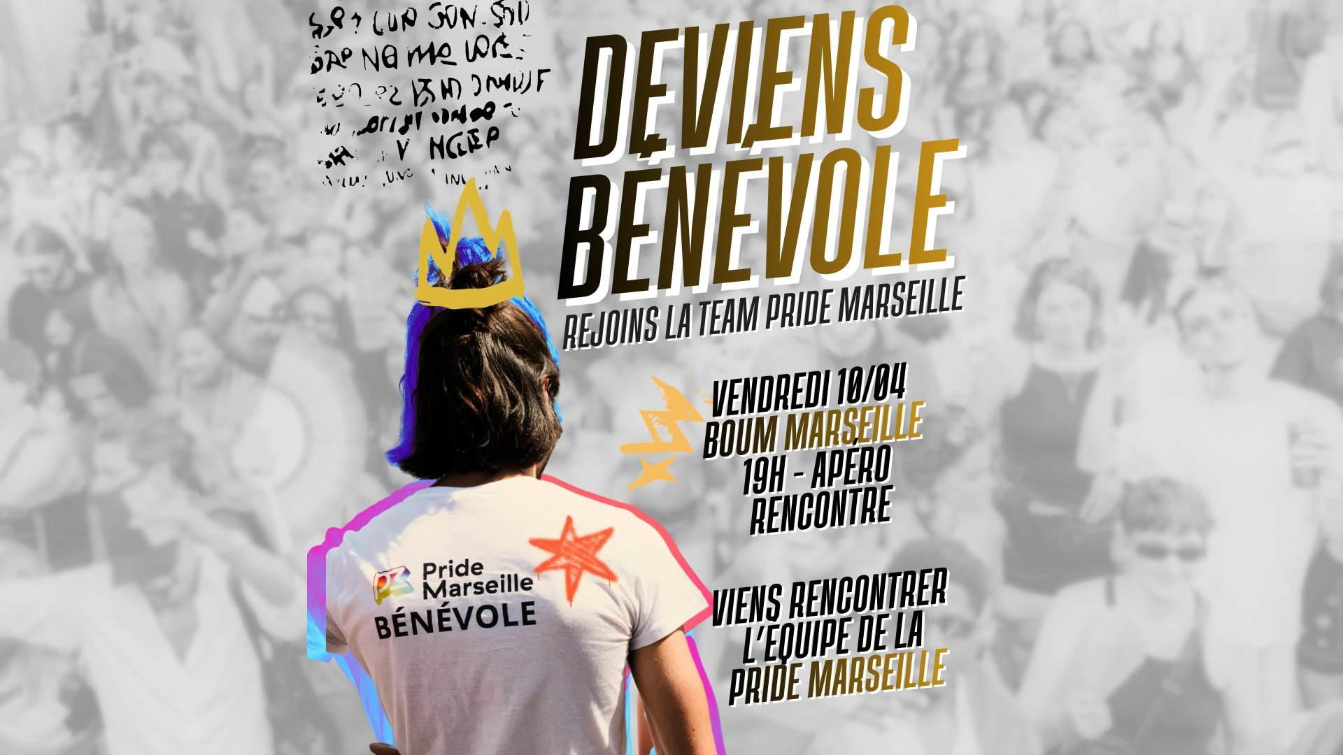 Deviens bénévole - Apéro rencontre BOUM Marseille