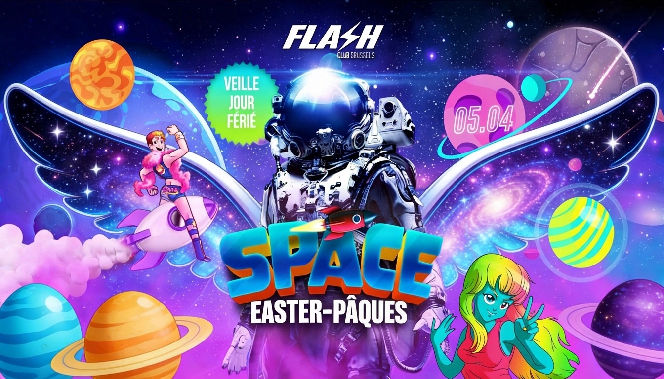 FLASH ● SPACE 🚀🐰Easter- Pâques ● Veille de congé - Holidays ● sunday 05.04