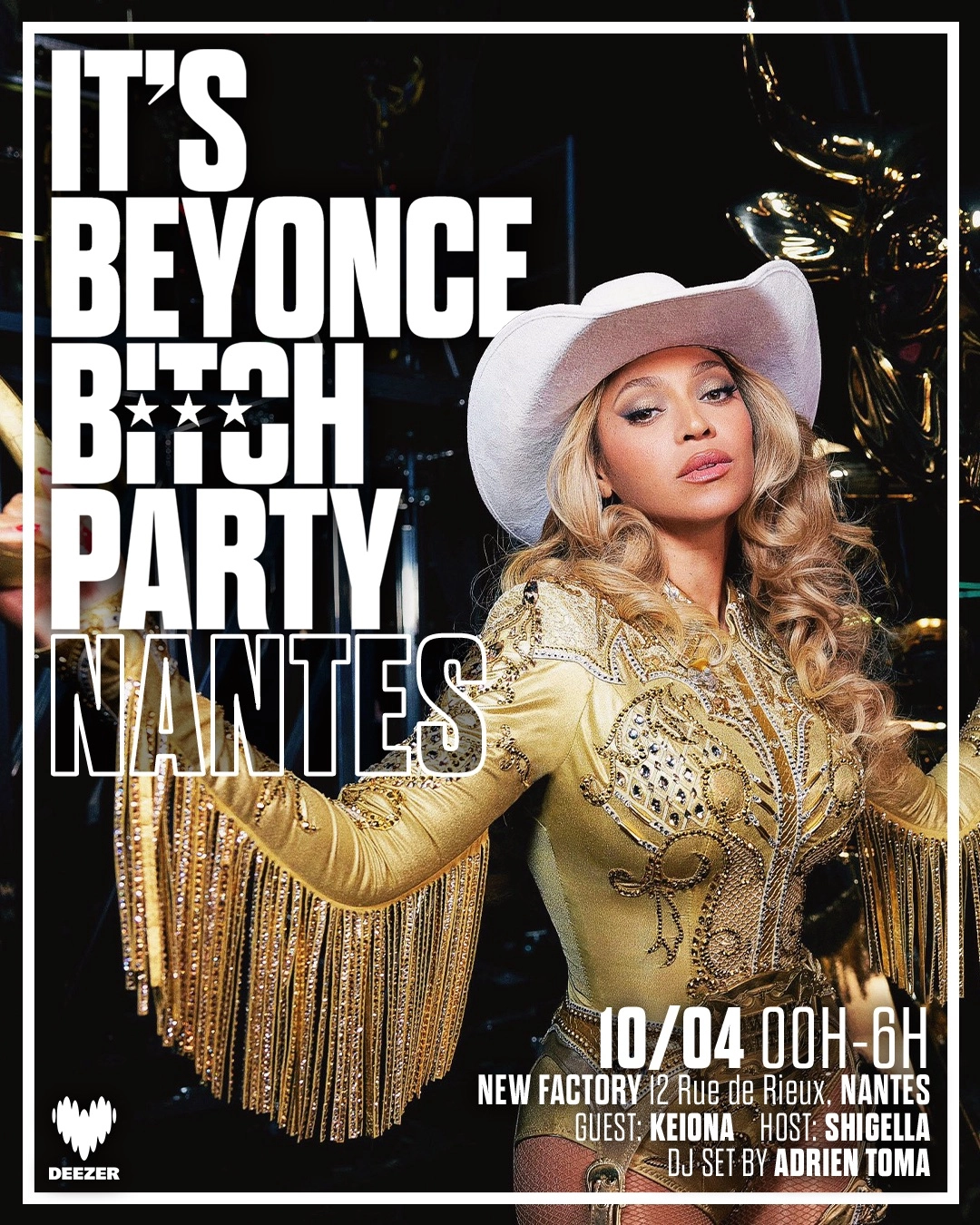 It's Beyonc&eacute; Bitch Party Nantes avec Keiona