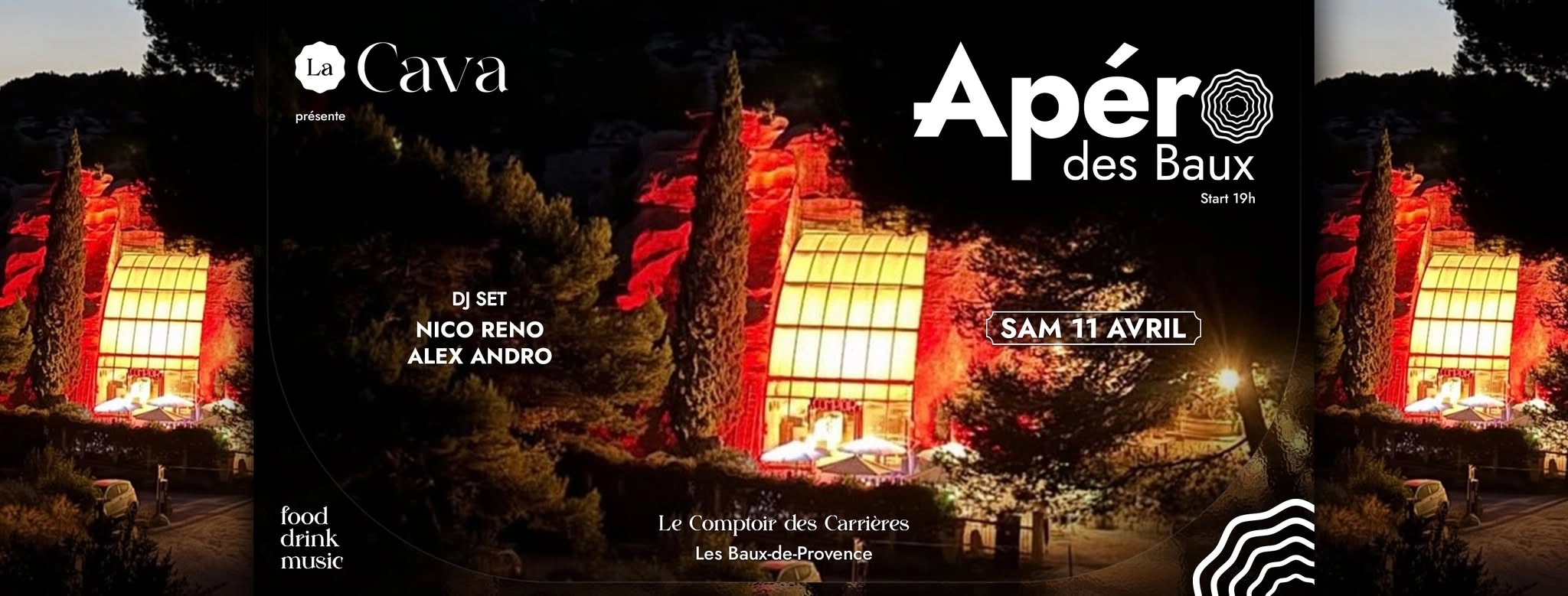 L'AP&Eacute;RO DES BAUX - LA CAVA ☀️