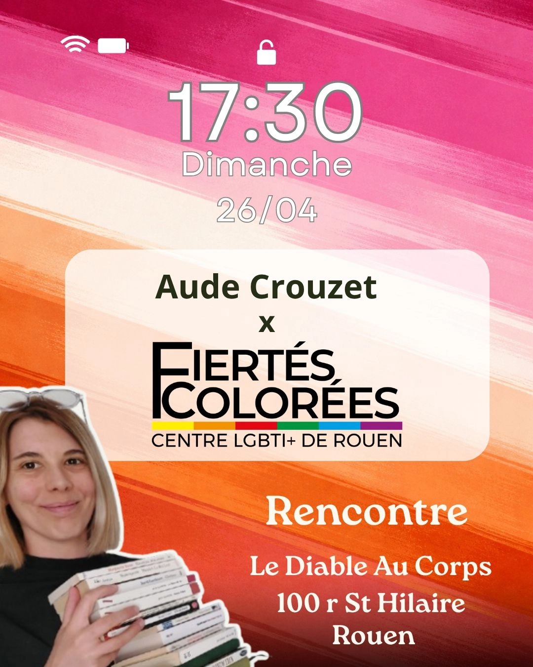 Rencontre avec Aude Crouzet | Journ&eacute;e de visibilit&eacute; lesbienne