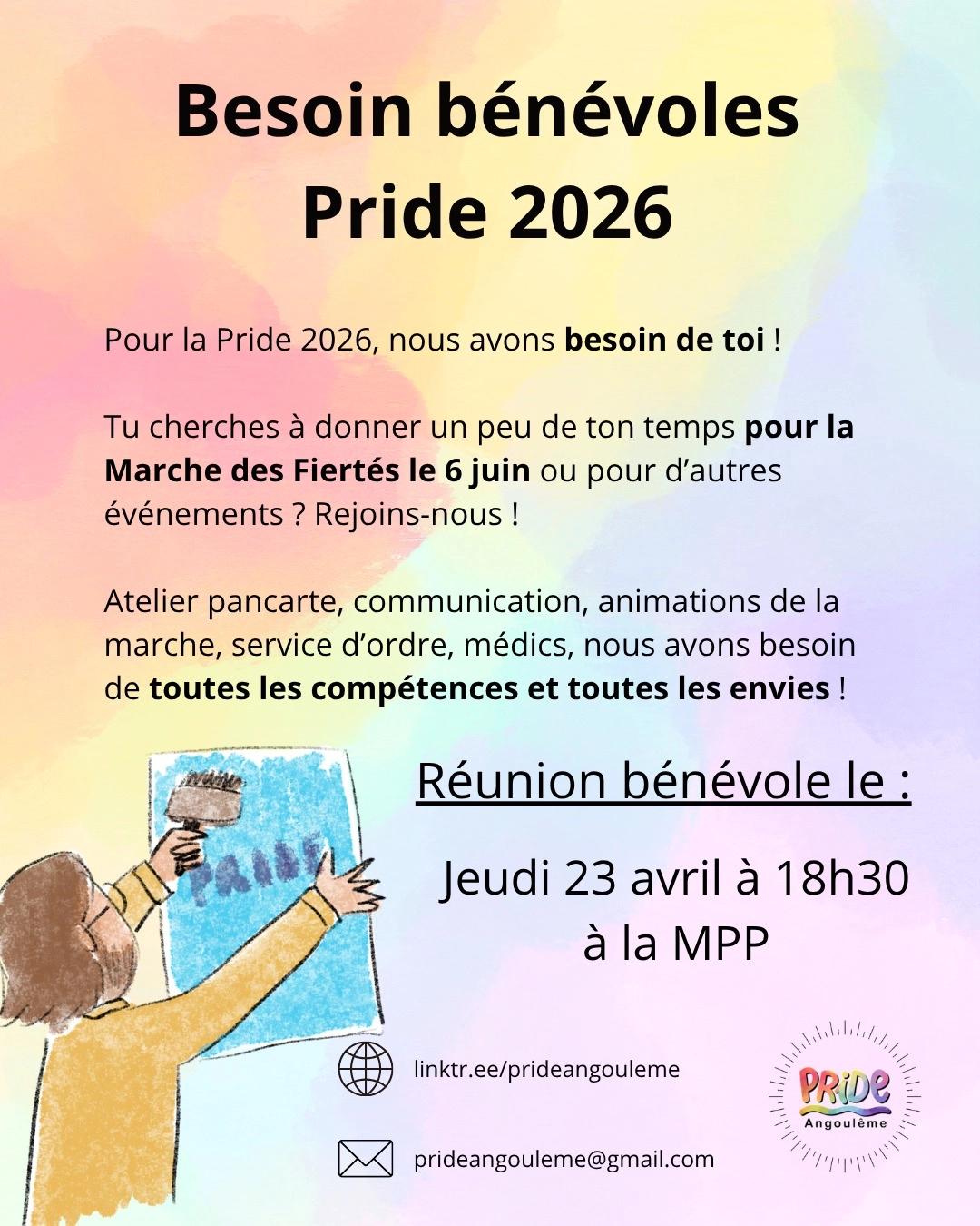 R&eacute;union b&eacute;n&eacute;voles Pride 2026