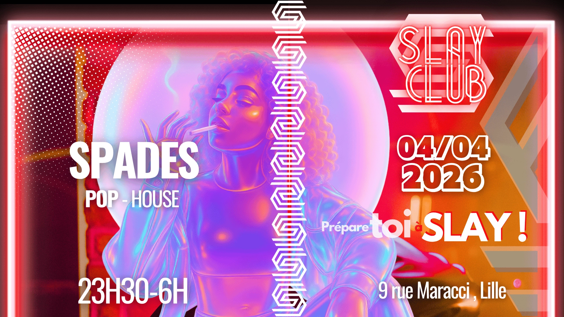 Slay Club : DJ SPADES B 04/04