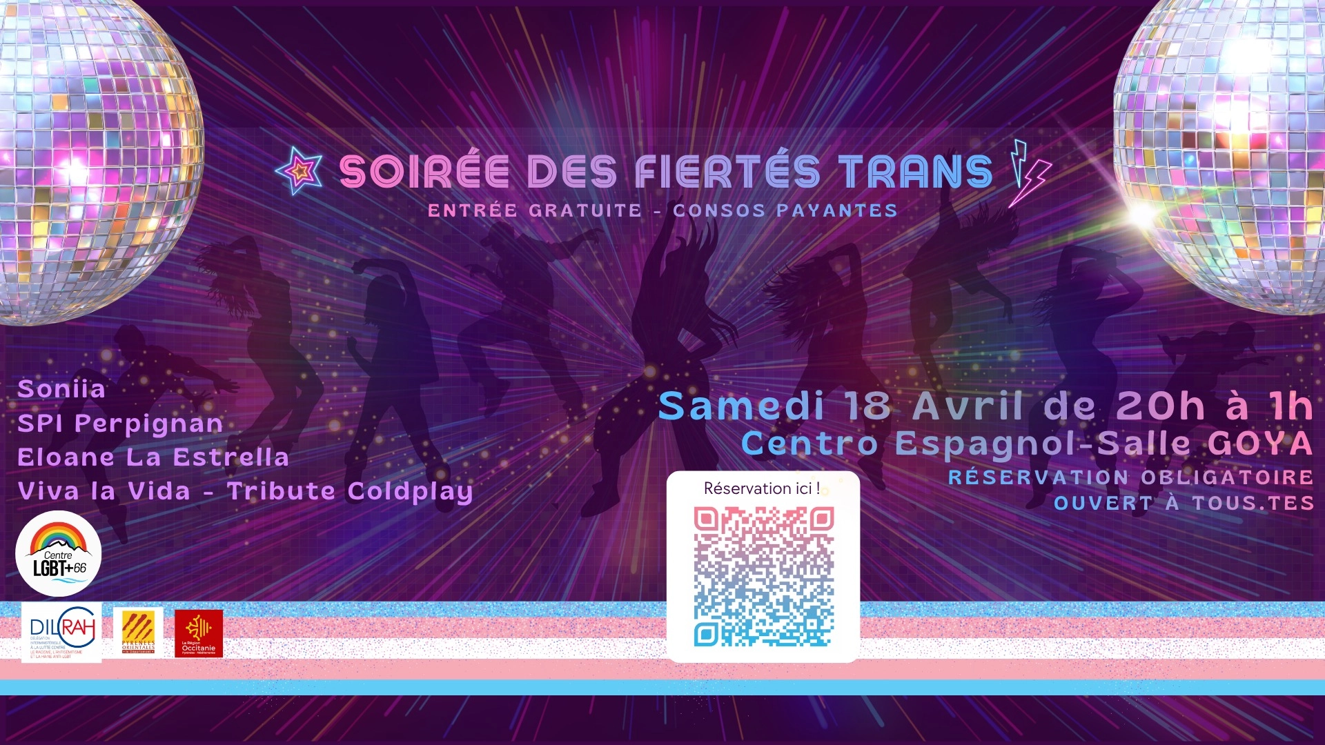 Soir&eacute;e des Fiert&eacute;s Trans