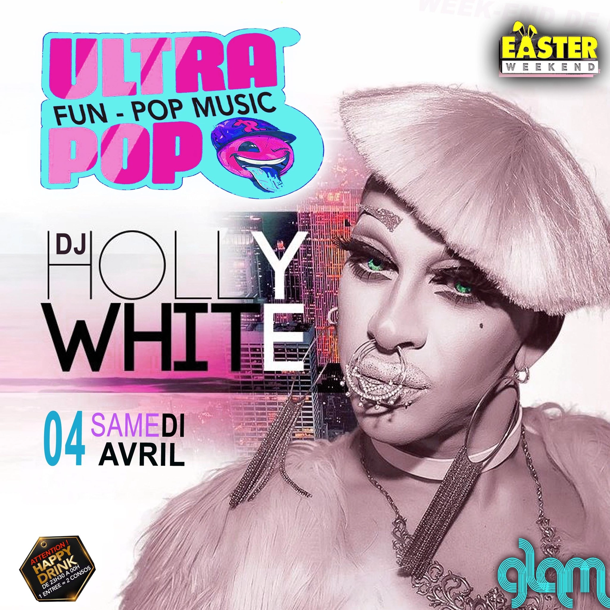 ULTRAPOP DJ HOLLY WHITE@GLAM