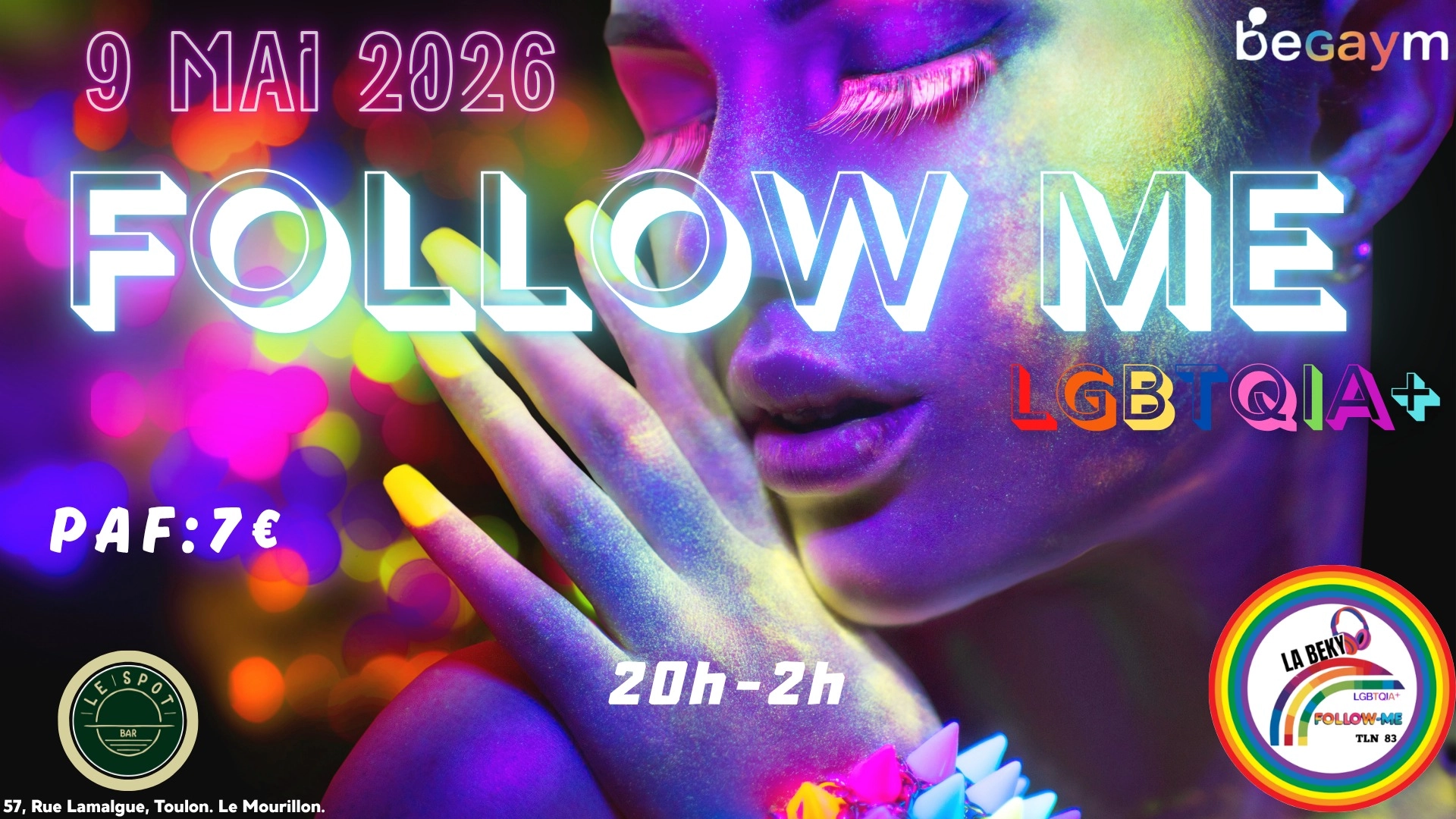 🌈Follow-Me Tln 83🌈Lgbtqia+🌈<<Ouvert &agrave; TOUS.TES>> Avec Dj La Beky !!