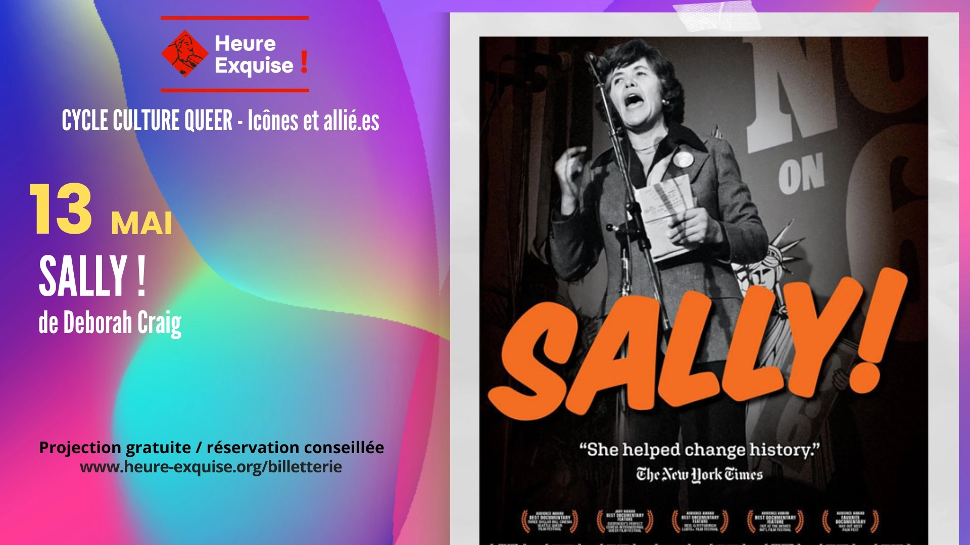 🏳️‍🌈 Projection Heure Exquise ! 🎬 SALLY !