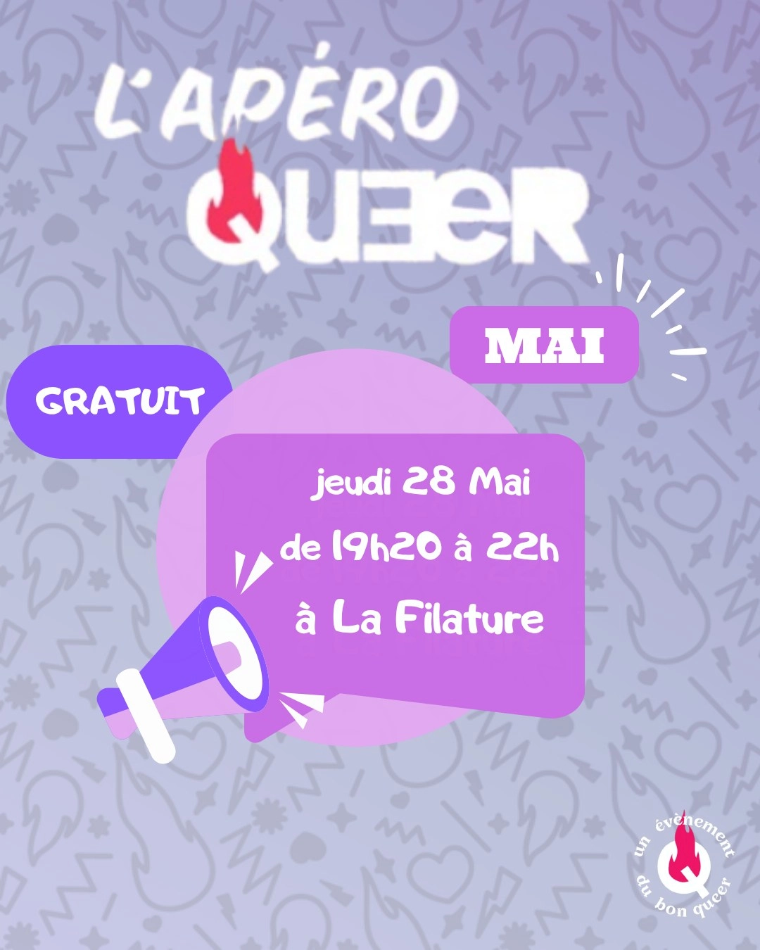 APERO DU BON QUEER Edition LA FILATURE 