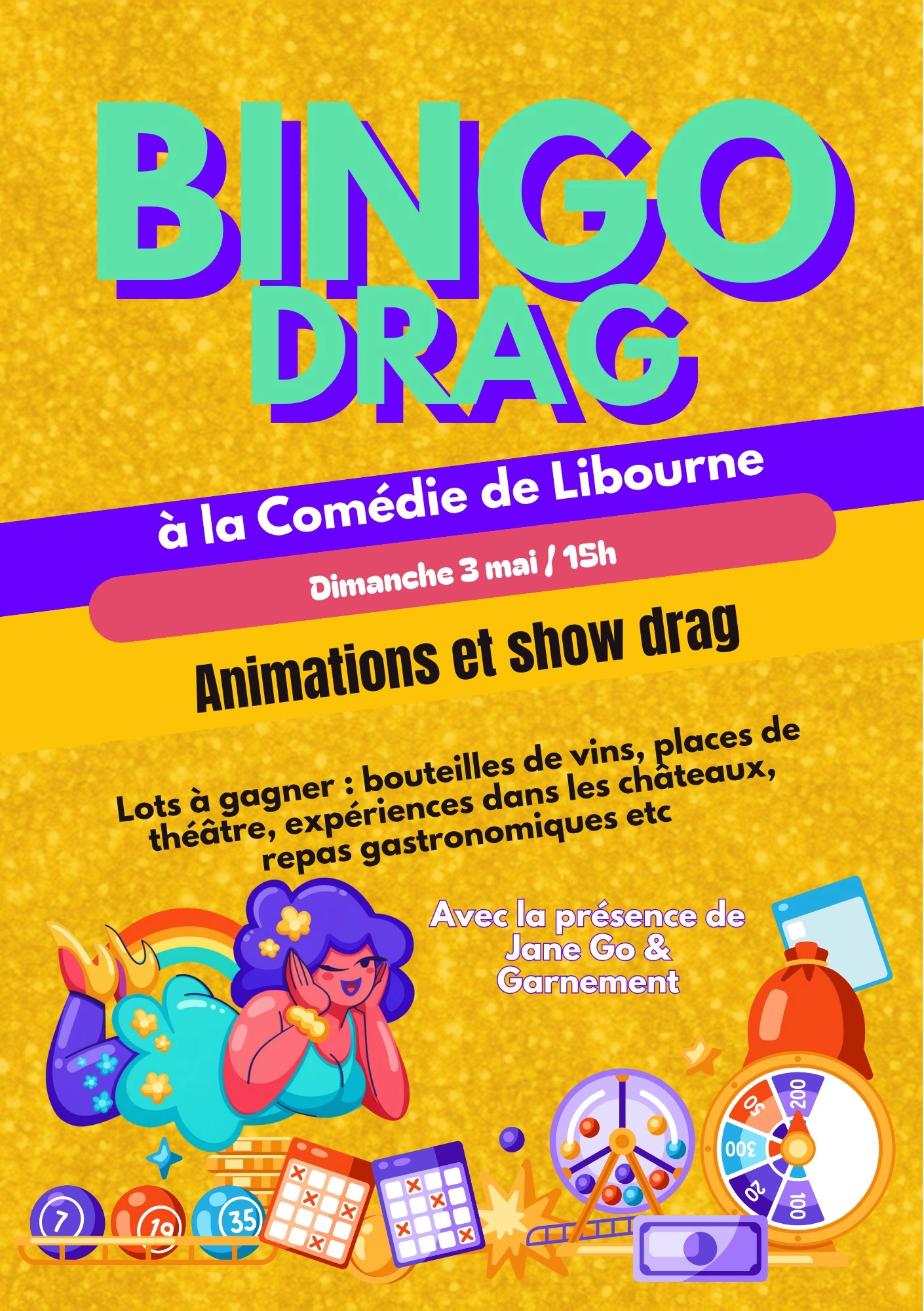 Bingo Drag d'Action Fierté•es