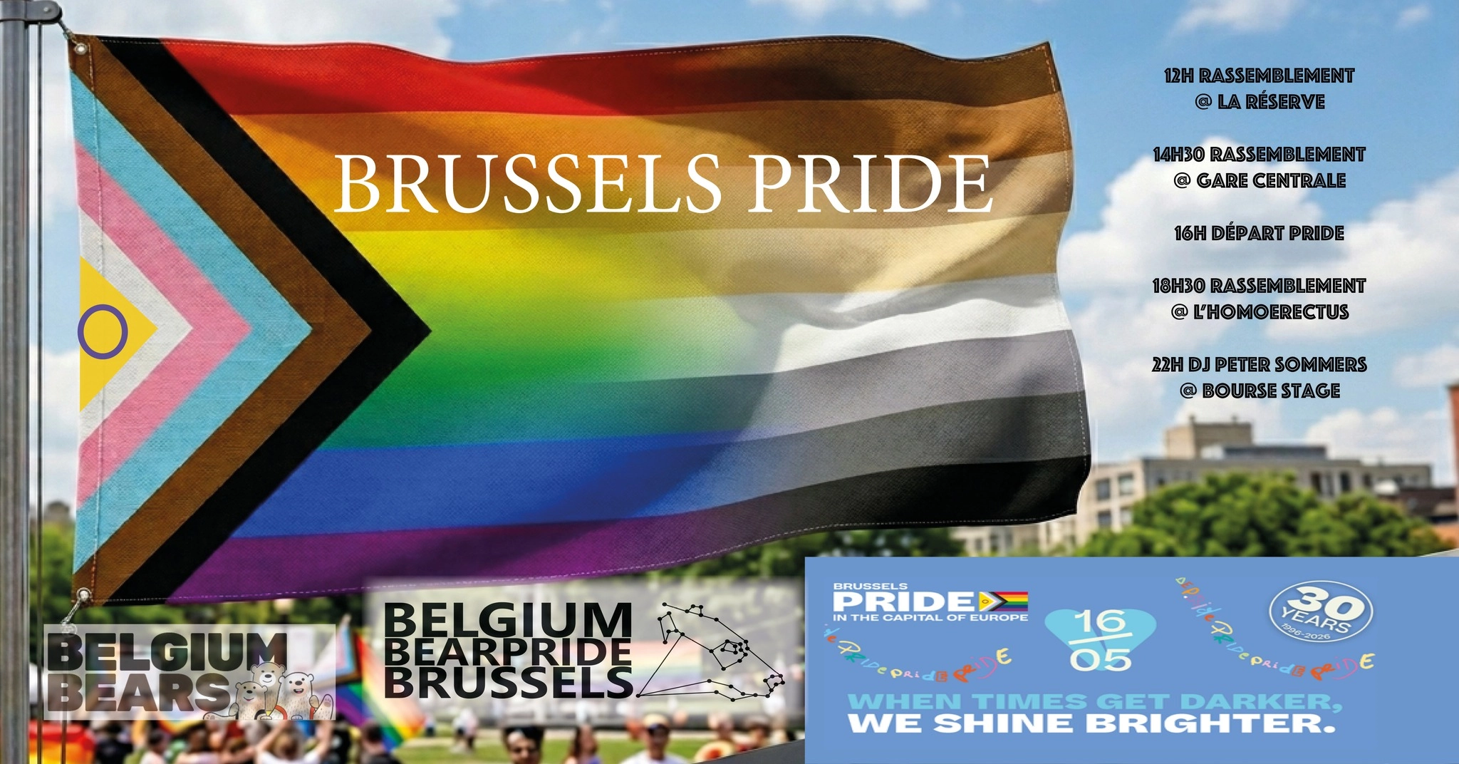 Brussels Pride with the Bears