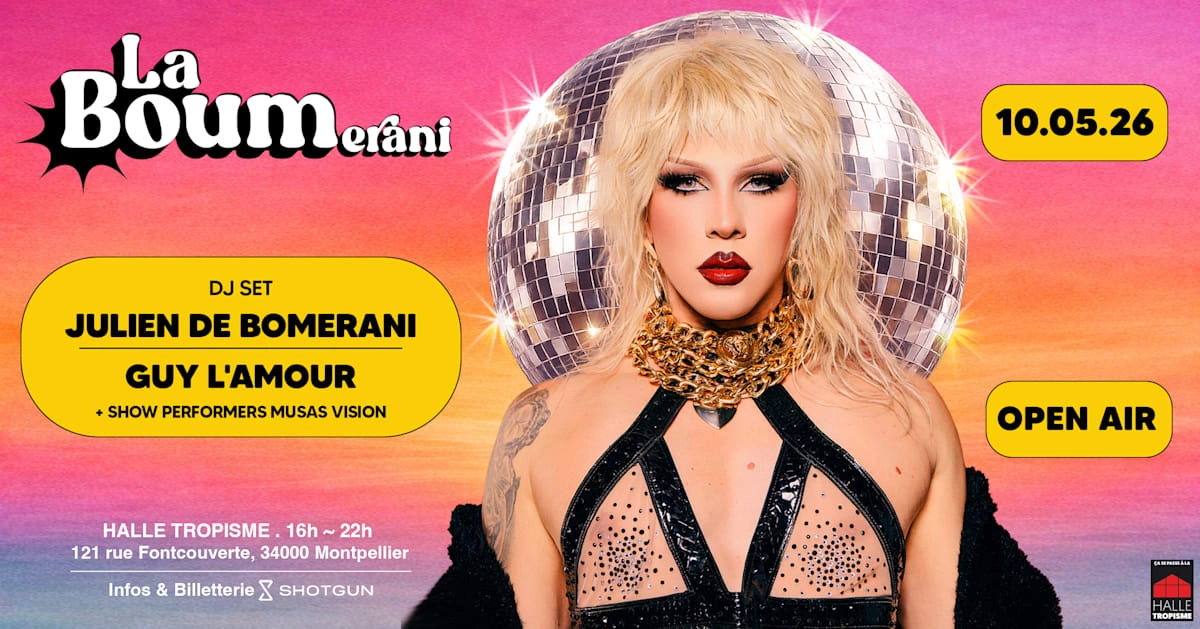 Dim 10/05 - La Boum X Halle Tropisme - Open Air