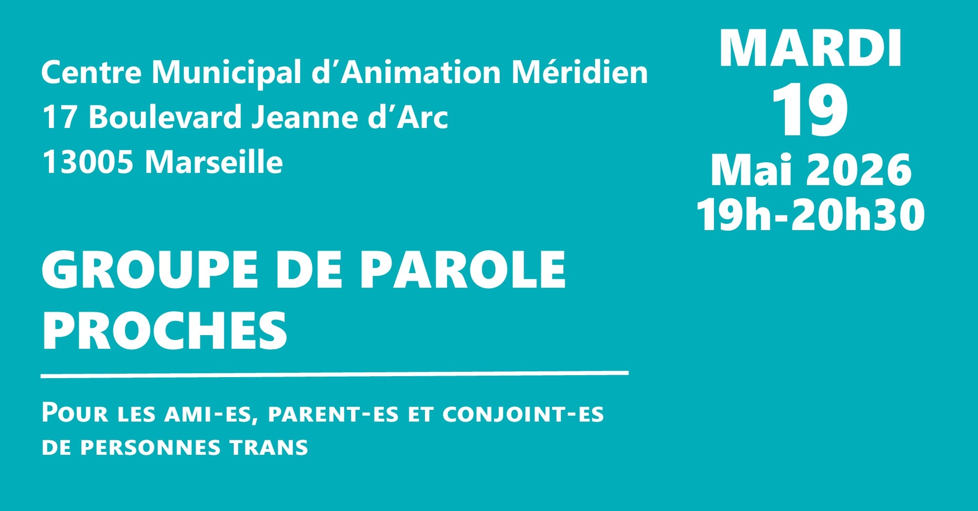 Groupe d'Ecoute et de Paroles pour proches de personnes trans