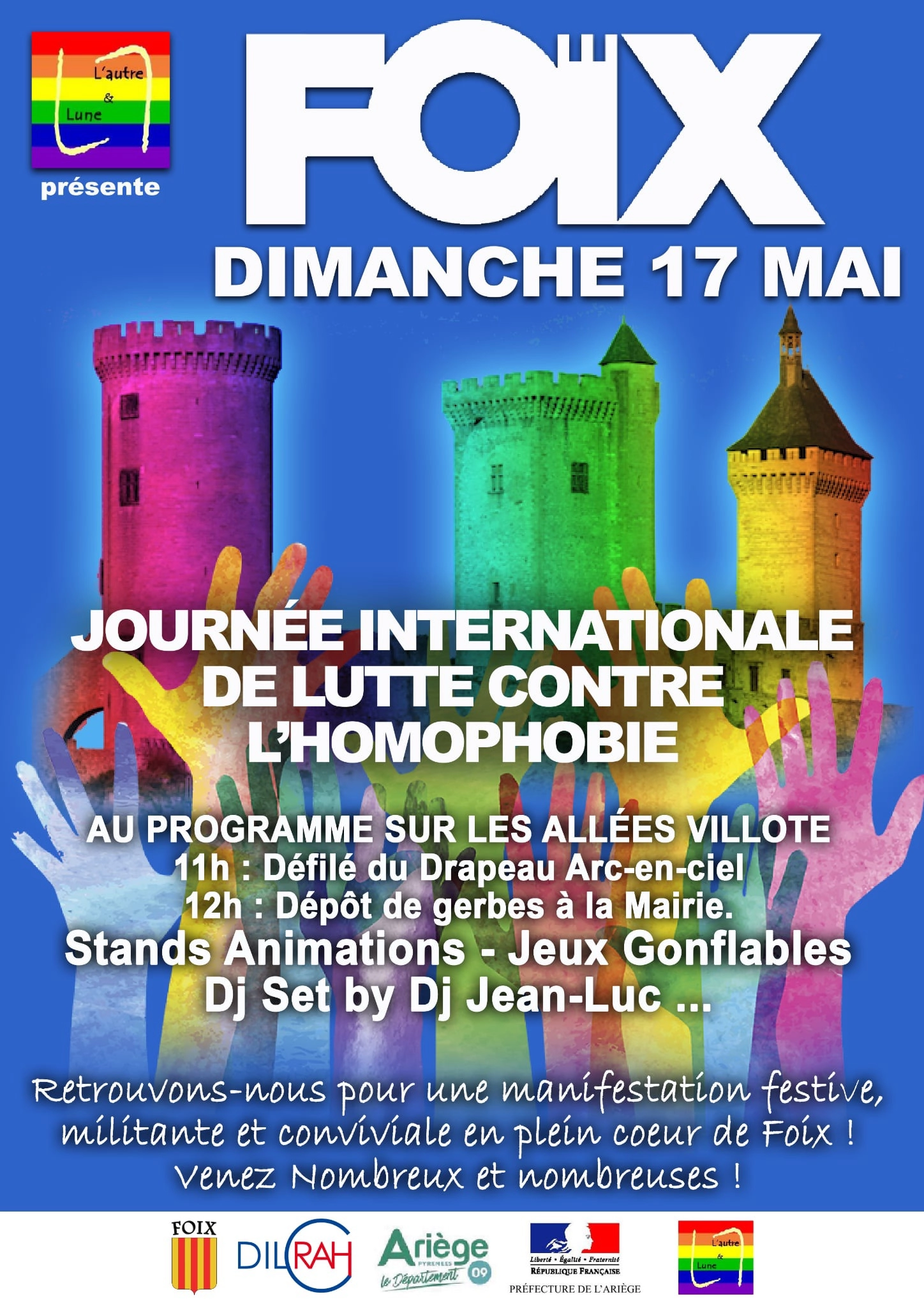 Journée internationale contre l’homophobie, la transphobie et la biphobie
