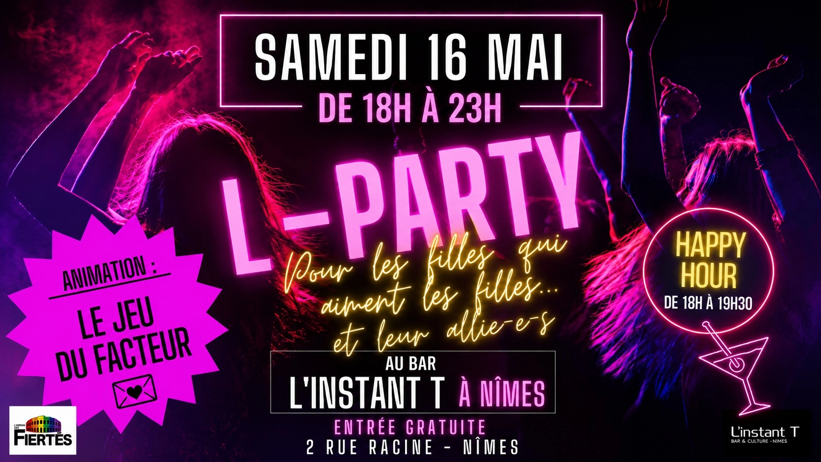 L-PARTY Pour les filles qui aiment les filles - Soir&eacute;e Factrice