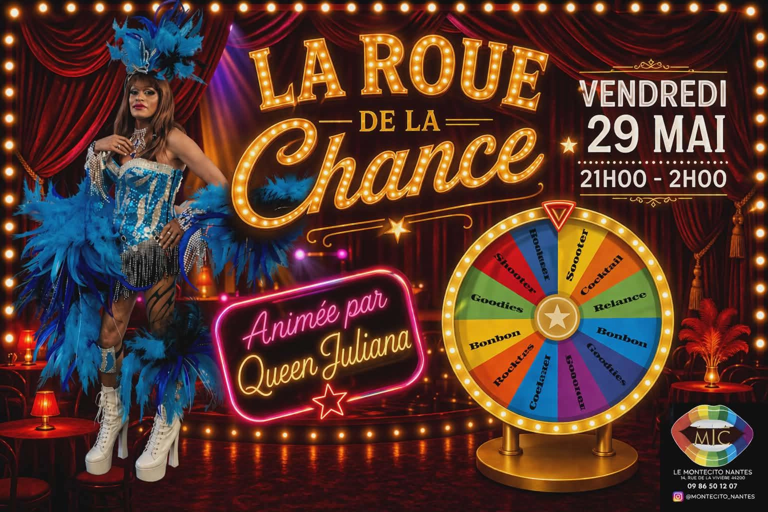 La ROUE de la CHANCE par Queen Juliana