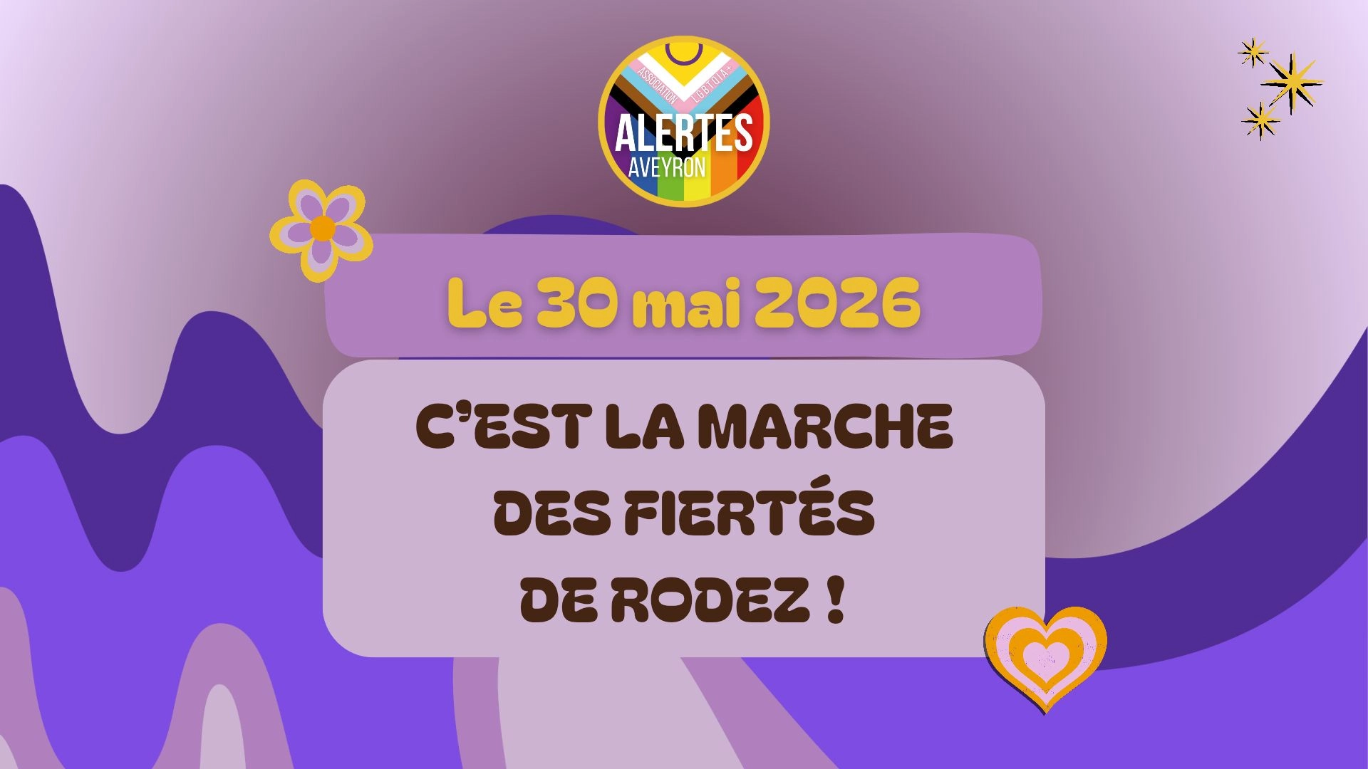 Marche des Fiertés de Rodez 2026 🏳️‍🌈🏳️‍⚧️