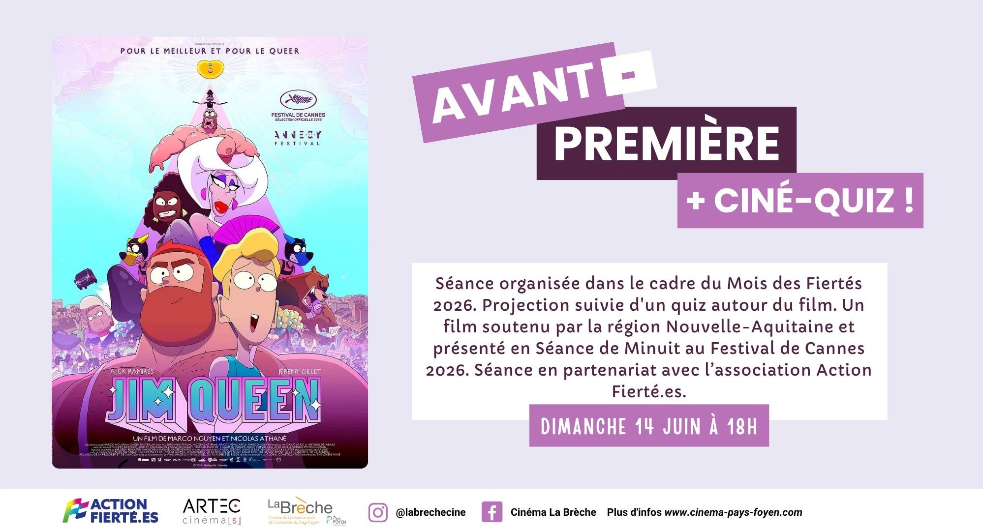 ✨ Avant-premi&egrave;re + Cin&eacute;-quiz ❓
