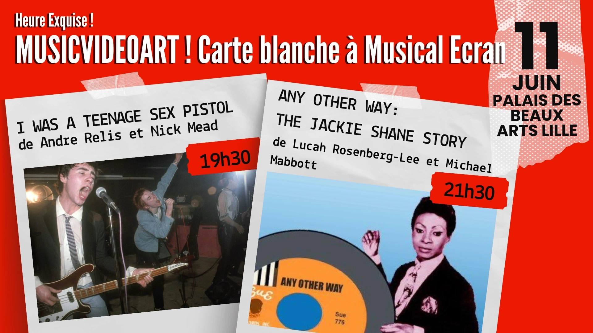 🎬 Projection MusicVideoArt ! Carte blanche &agrave; Musical Ecran: Glen Matlock et Jackie Shane