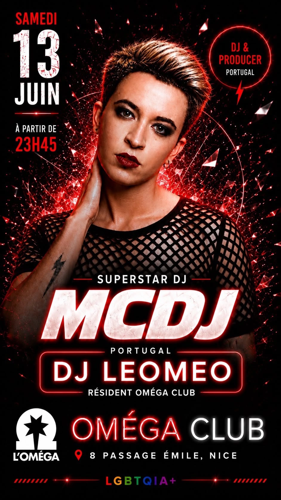🔥SuperStar Dj MCDJ- Lisbonne🔥 ‼️Best of Pop Remixes‼️ 🏳️🌈L’Oméga Club🏳️🌈