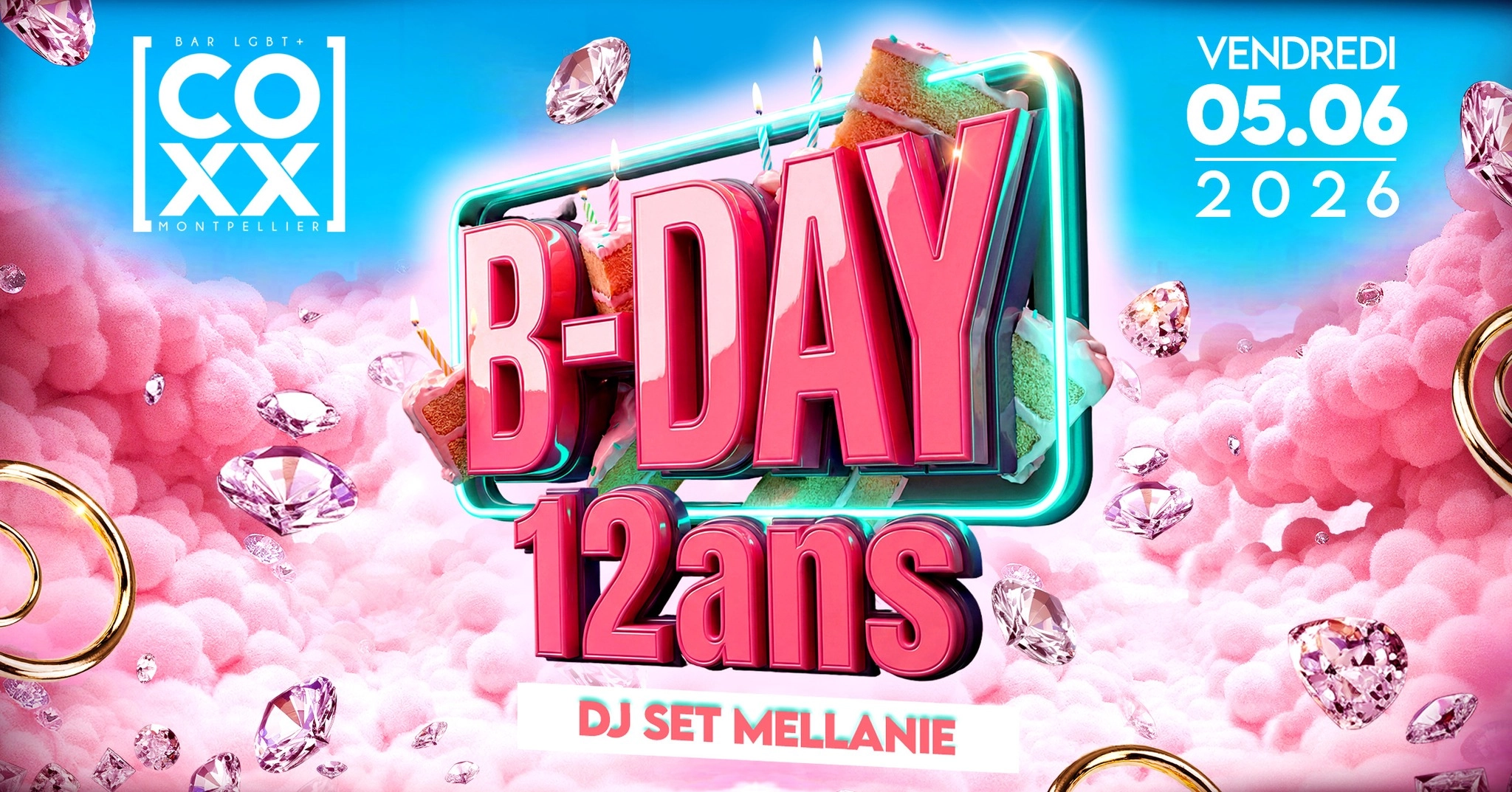 12 ans du COXX DJ Set Mellanie