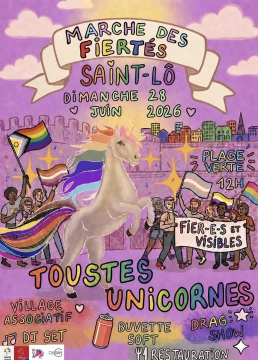 1ère MARCHE DES FIERTÉS de SAINT-LÔ