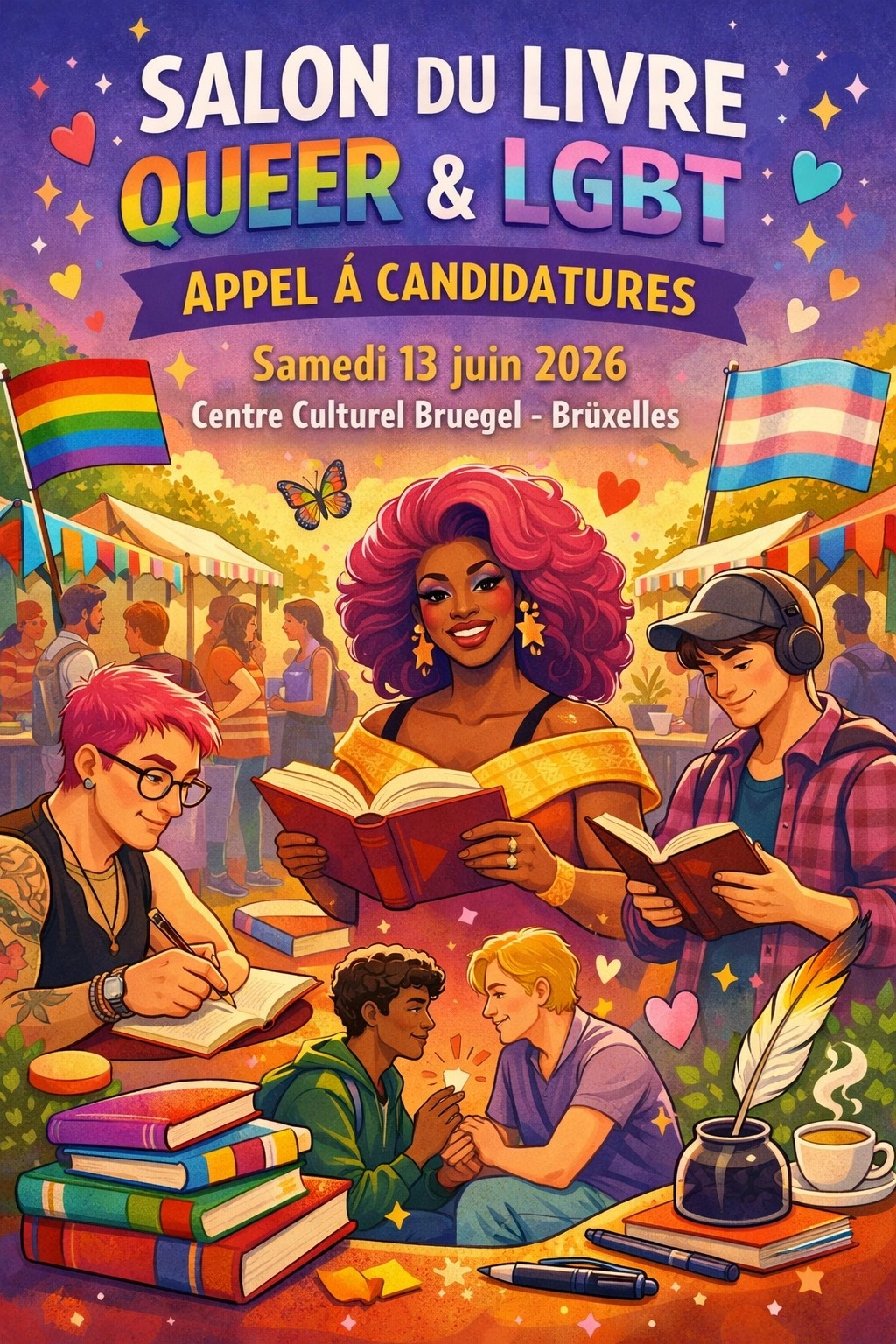2eme Salon du livre Queer et LGBTQIA+ 