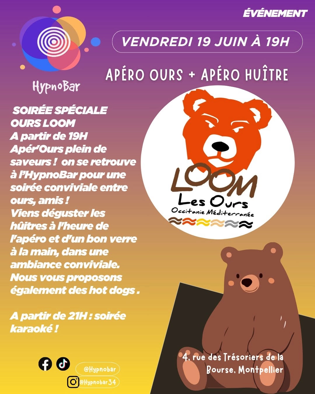 Apér'Ours + Apér'Huître