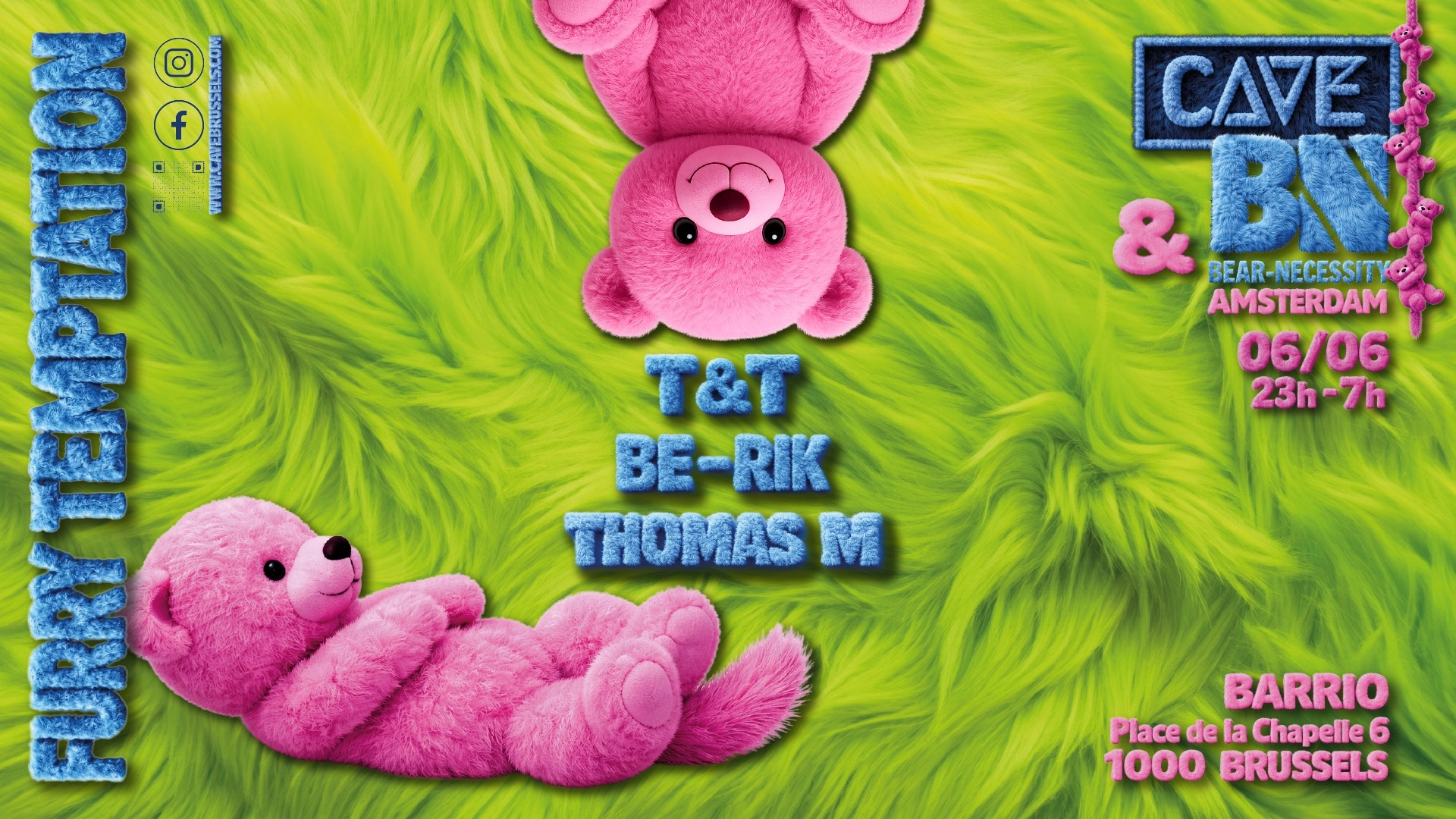 CAVE invites Bear-Necessity - Furry Temptation