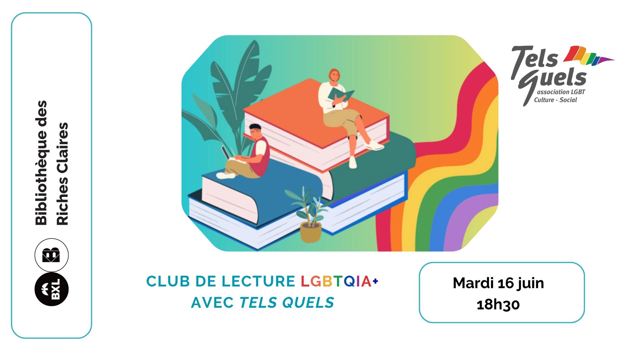 Club de lecture LGBTQIA+ &bull; avec Tels Quels