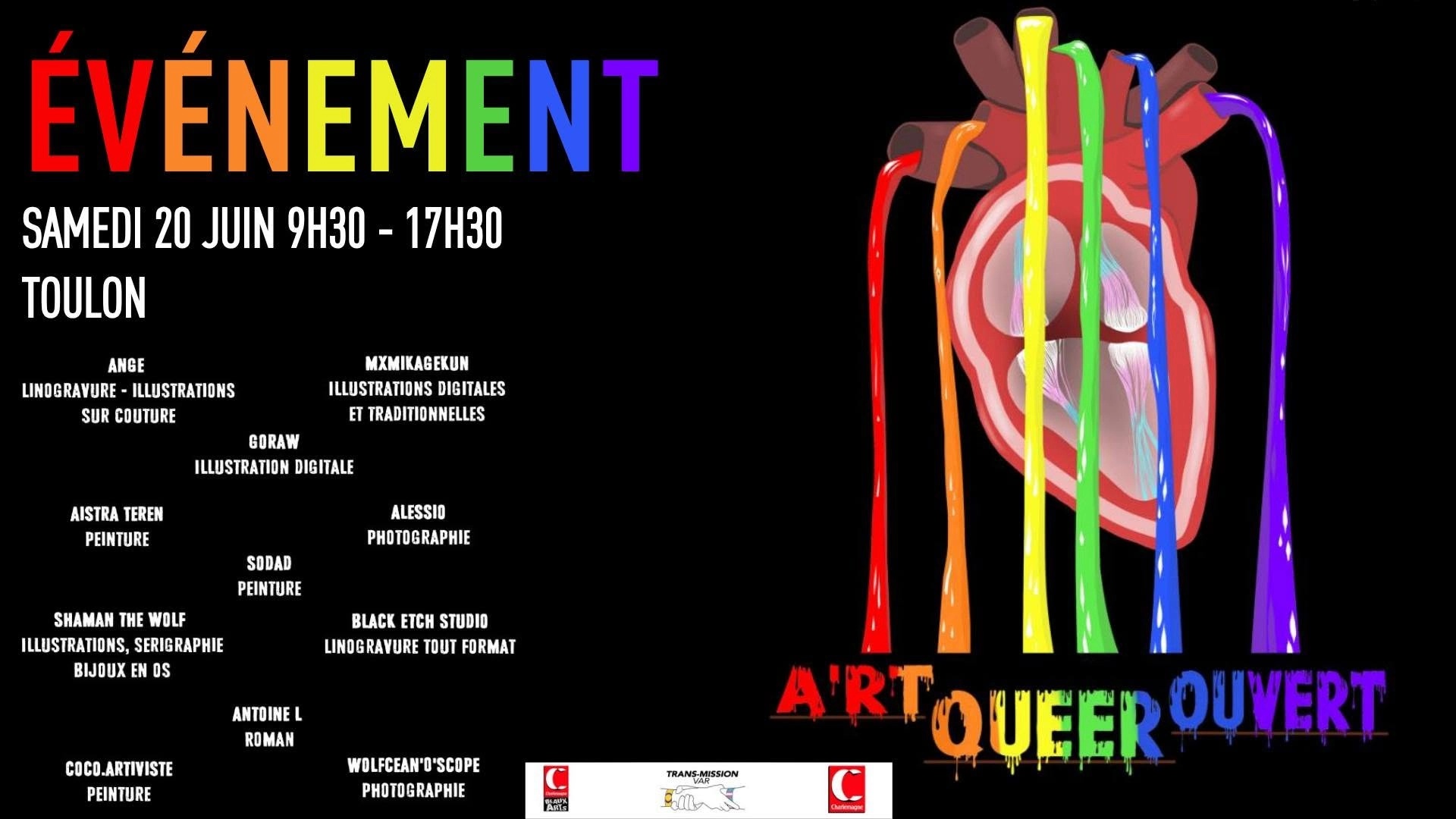 Ev&eacute;nement Art Queer Ouvert &agrave; Toulon