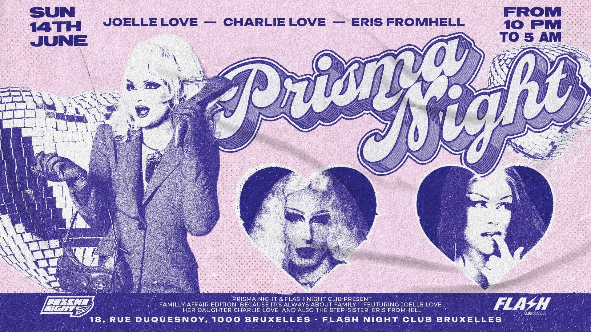 FLASH🎶 PRISMA NIGHT - ÉDITION FAMILY AFFAIR 🎶SUNDAY 14/06
