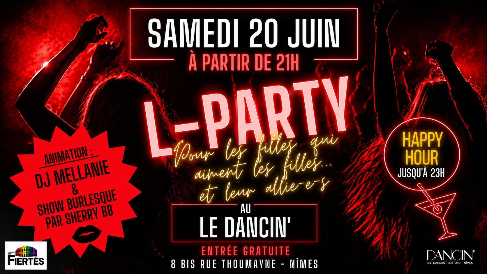 L-PARTY avec Mellanie & Sherry BB Show Burlesque