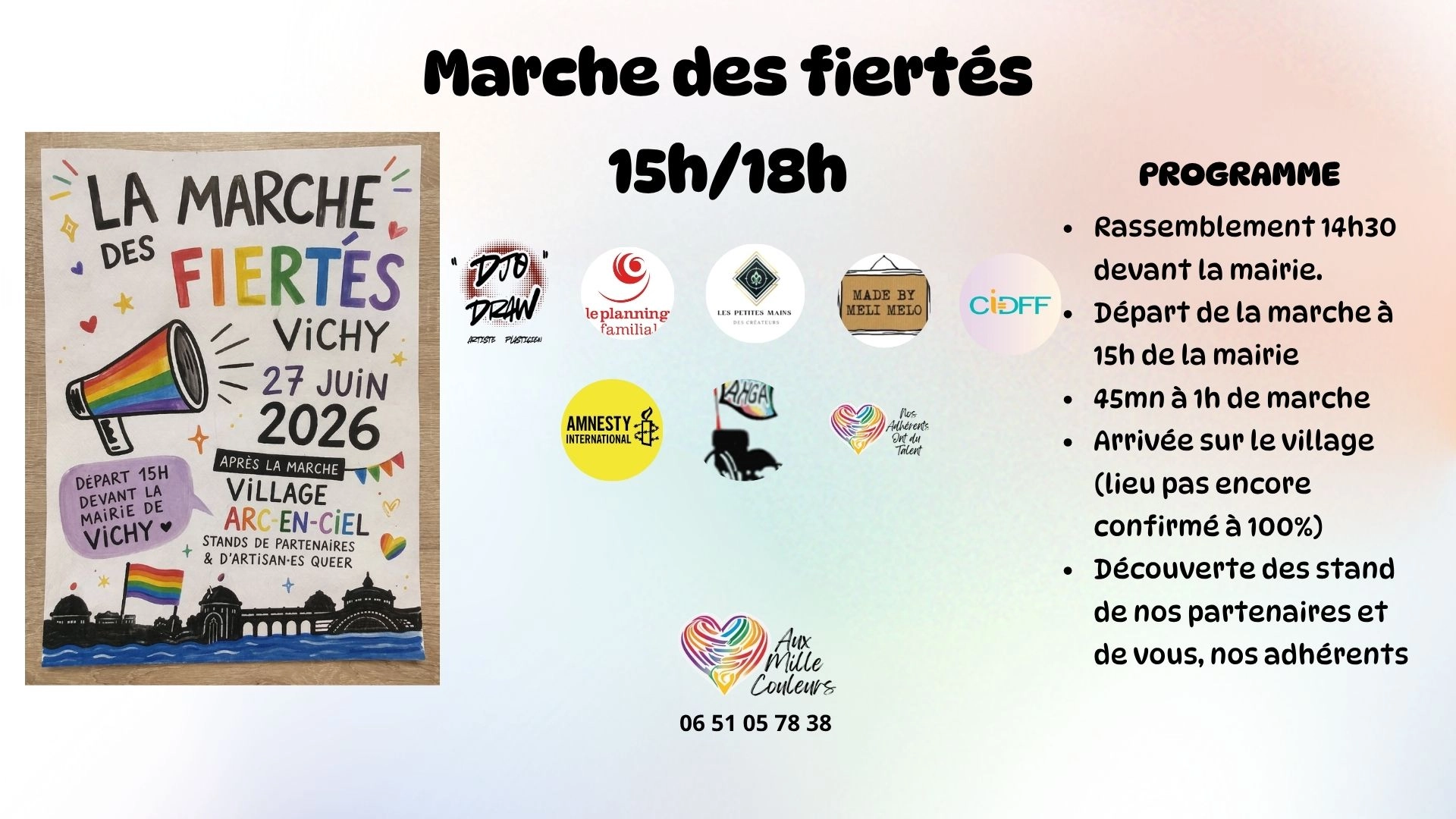 Marche des Fiert&eacute;s - Vichy