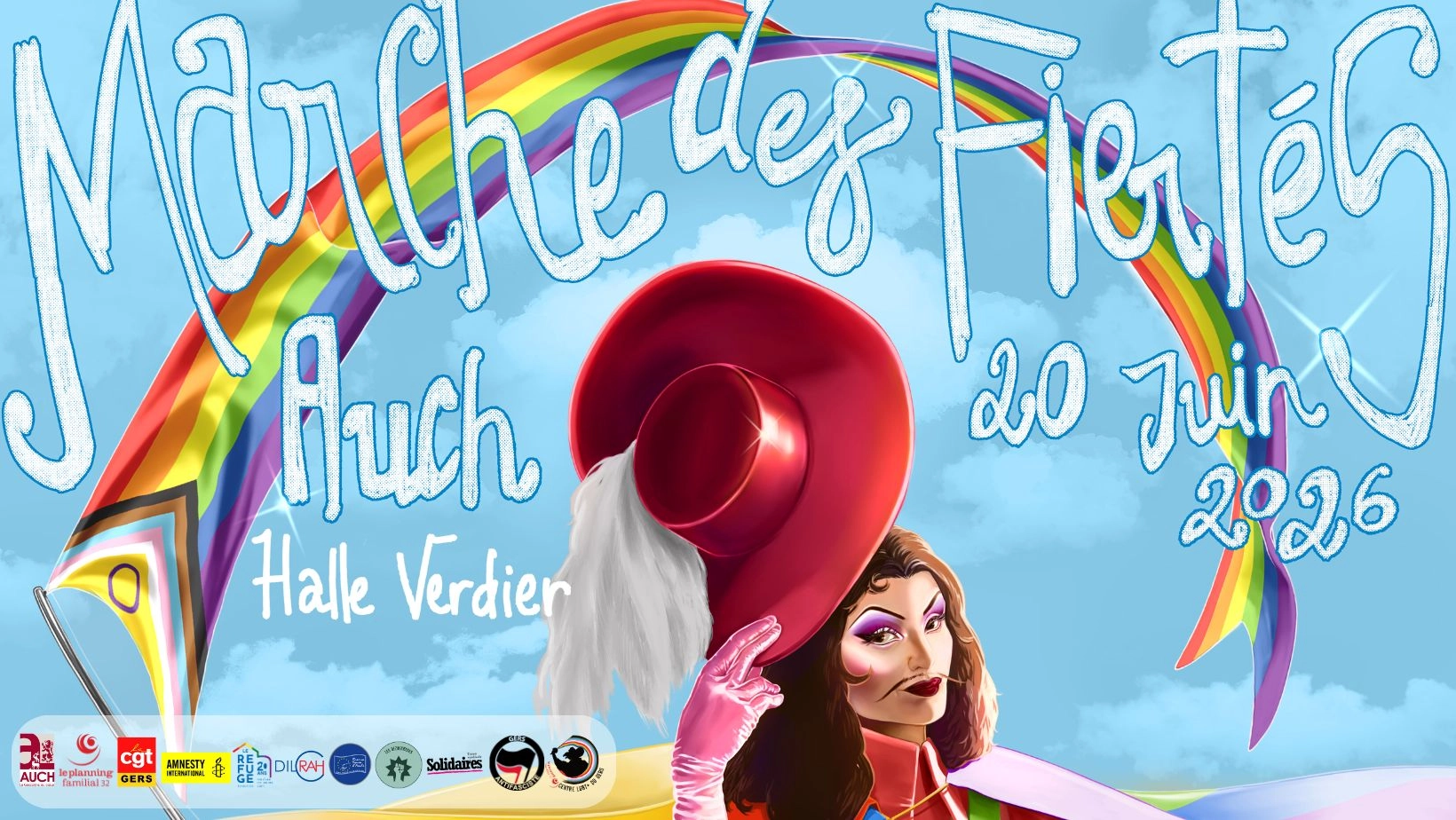 Marche des Fiert&eacute;s d'Auch #6 🏳️&zwj;🌈🏳️&zwj;⚧️