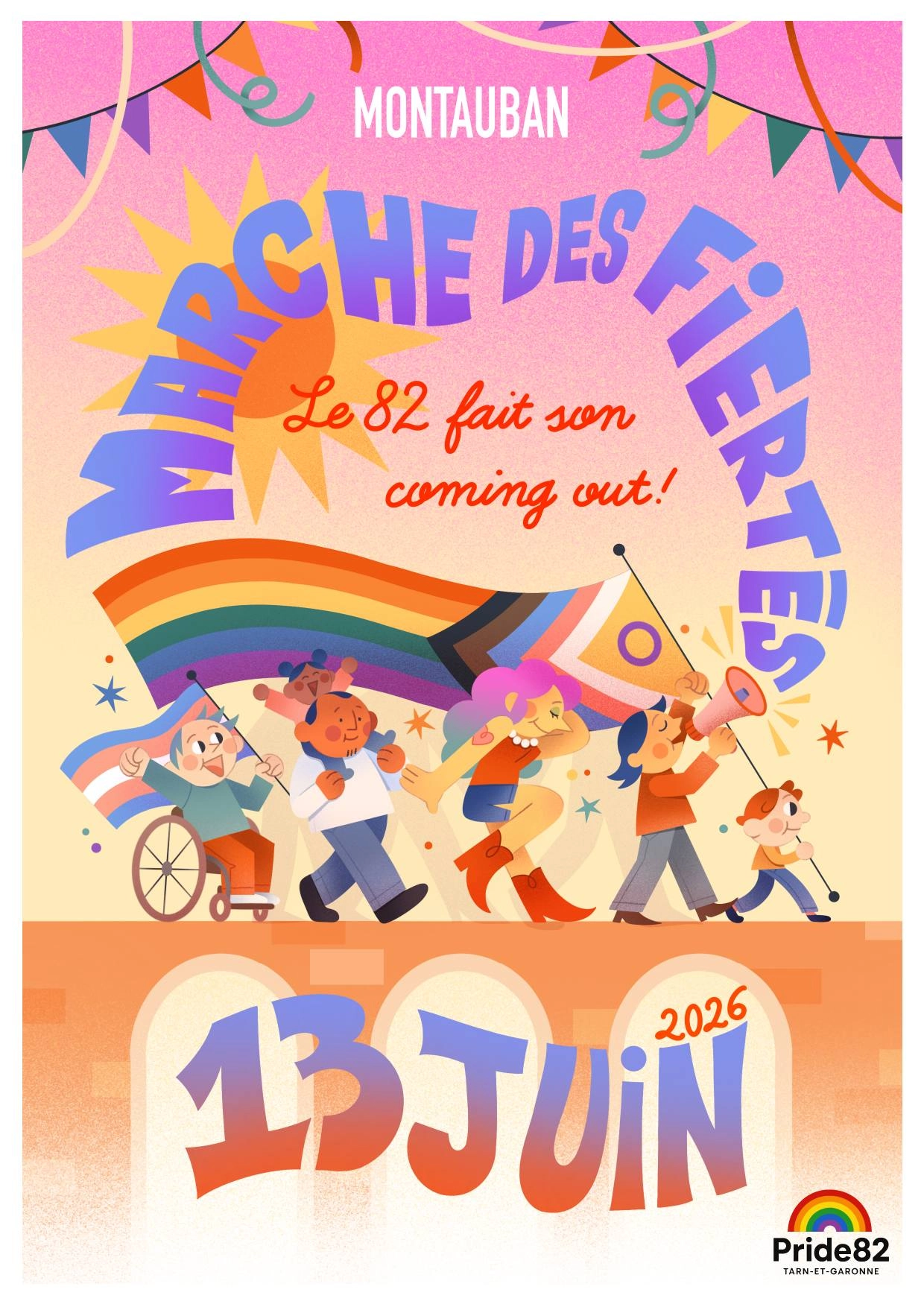 Marche des Fiertés, la première du Tarn-et-Garonne et de Montauban