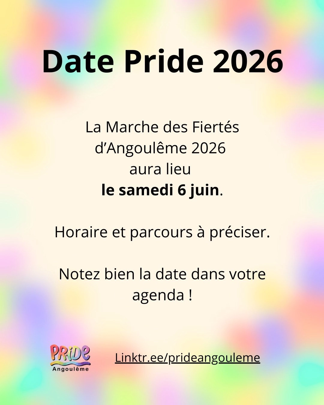 Marche des Fiert&eacute;s le 6 juin